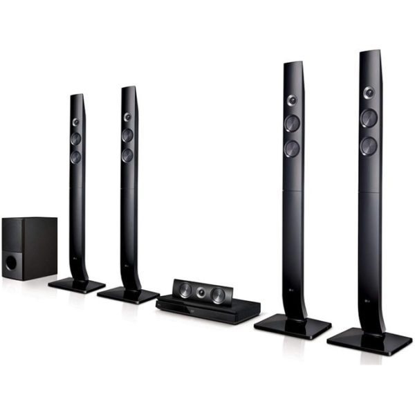 LG LHD756 1200W RMS 5.1 Channel Home Theater System with Bluetooth, DVD Player & Tallboy Speakers