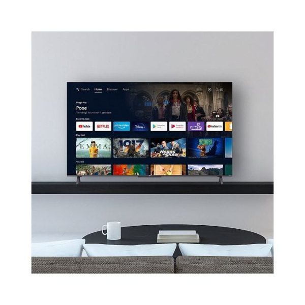 TCL 75P618 75 Inch 4K Ultra HD Android TV with Bluetooth, Voice Control & Netflix - Image 3