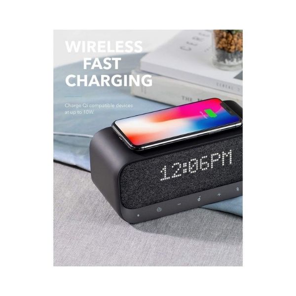 Anker Soundcore Wakey Bluetooth Speaker with Alarm Clock, Wireless Charging & FM Radio - Image 7