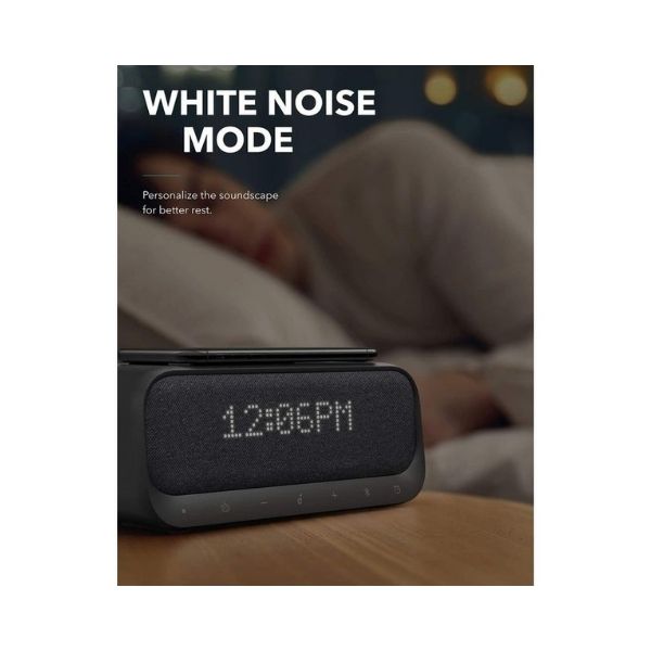 Anker Soundcore Wakey Bluetooth Speaker with Alarm Clock, Wireless Charging & FM Radio - Image 4