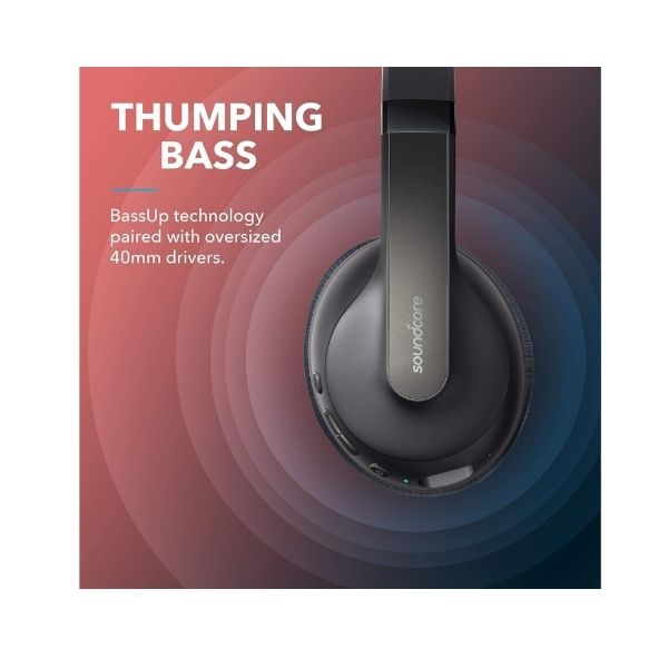 Anker Soundcore Life Q10 Wireless Bluetooth Over-Ear Headphones - Image 3