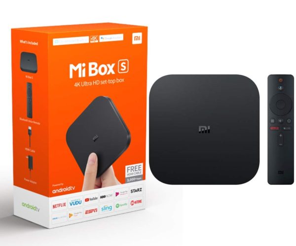 XIAOMI Mi Box S – 4K Android TV Box – Streaming Media Player with Google Assistant – Chromecast built-in
