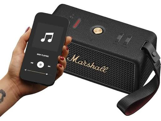 Marshall Middleton Bluetooth Portable Speaker Black & Brass - Image 2