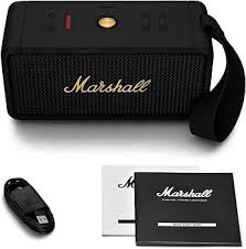 Marshall Middleton Bluetooth Portable Speaker Black & Brass - Image 5