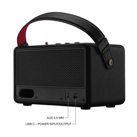 Marshall Kilburn III Bluetooth Portable Speaker Black & Brass - Image 6