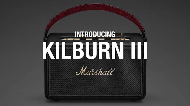 Marshall Kilburn III Bluetooth Portable Speaker Black & Brass - Image 2