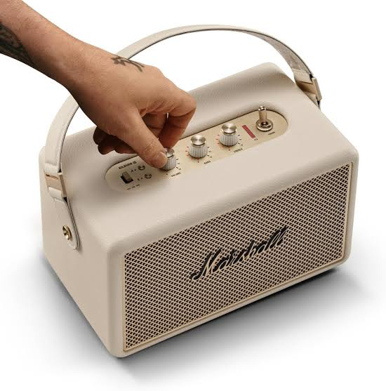Marshall Kilburn III Bluetooth Portable Speaker Cream - Image 3